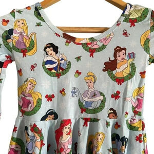 Wild Rich Kids twirl dress Disney princess rare Christmas print youth size 11/12